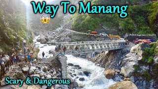 Manang (Dharapani) To Kathmandu || Scary Adventurous Ride || Travel Vlog || Nepal