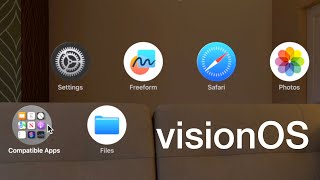 Apple visionOS 1.0 Demo (Xcode Simulator)