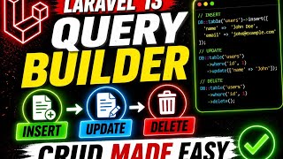Laravel 13 Query Builder Insert Update Delete Tutorial | EP 14