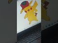 Drawing Pikachu||Python programming||#shortsfeed #shortvideo #pikachu #trending #shorts #video
