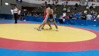 2016年西日本学生新人戦／男子グレコローマン85kg級決勝