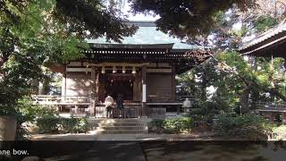 つよぽん散歩「奥沢神社」Visit a Shrine