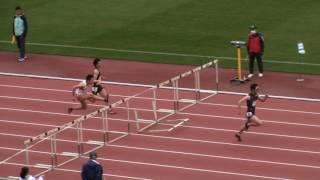 2017東部春季記録会　一般男子110mH　1組