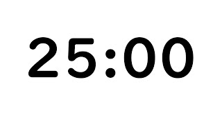 25分間タイマー【目覚まし時計のアラーム音】 ※1分ごとにアラーム音が鳴ります。