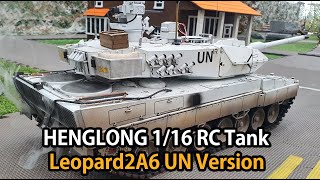 레오파드2 유엔버전 체험장 주행 영상(Henglong Leopard2A6 UN Version)