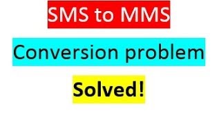 How to disable SMS to MMS conversion on Samsung Galaxy S3 100% worked