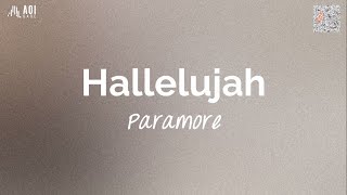 Hallelujah (lyrics) - Paramore