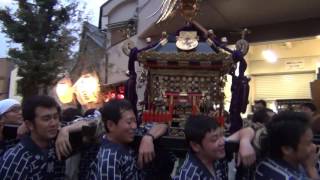 日暮里諏方神社例大祭2016_町会神輿渡御【日暮里中央町会・上三崎南町会・天茶親交会・谷中親和会・初一町会】