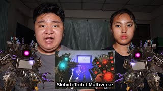 จะเกิดอะไรขึ้น!! เมื่อไททัน 3 ตัวมารวมร่างกัน!! (Skibidi Toilet in Multiverse)