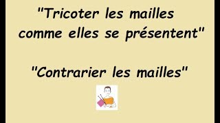 Apprendre à tricoter : tricoter les mailles comme elles se présentent