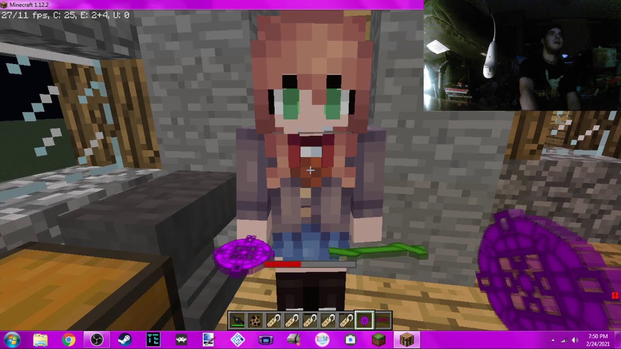 MY WAIFU MONIKA TIED ME UP!!!!!:Kidnap Mod For Minecraft - YouTube