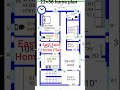 22×36 home plan पूर्व मुखी घर वास्तु शास्त्र के अनुसार । east face home plan with vastu shastra