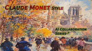 Claude Monet Style, Web Gallery, Monet, 모네풍으로..