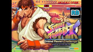 1994 [60fps] Super Street Fighter II X Ryu Hardest ALL