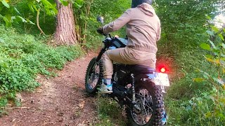 ATTENTION Ça glisse Masai Hanway Scrambler 125 Off Road