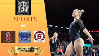 2025 NCAA Gymnastics Showdown: Brown vs. Southern Connecticut \u0026 Springfield – Full Meet Replay\