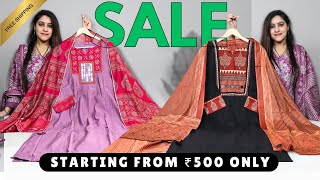 Sale I  Premium Designer Collection | Anarkali | Jaipuri Kurti I Gujrati Kurti I Buy Now