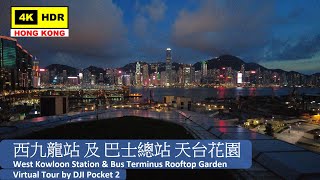 【HK 4K】西九龍站 天台花園 | West Kowloon Station Rooftop Garden |DJI Pocket 2| 2021.05.19