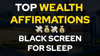 Black Screen Wealth Affirmations 8 Hours