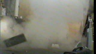 Superheated steam bottle explosion