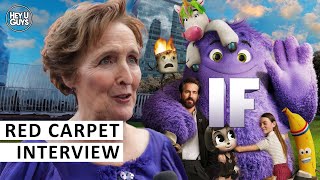 IF Movie Premiere | Fiona Shaw Interview | She Quotes our Funniest Movie Line ever | John Krasinski