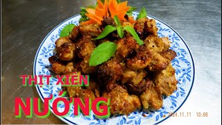 THỊT XIÊN NƯỚNG CHUẨN BỊ MÓN ĂN CHO NGÀY TẾT|ẨM THỰC PHÙNG TẤN