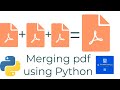 How to merge pdf's using Python || Python || PyPdf2 tutorial