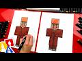 How To Draw A Villager From Minecraft