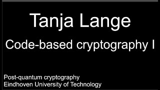 Code-based cryptography I - Basic concepts and McElice system