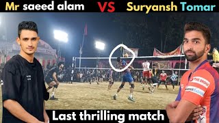 Suryansh Tomar TAKES ON Saeed Alam in Volleyball Semi Final