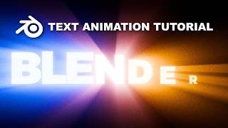 The Most Satisfying Text Animation (Blender Geometry Nodes)