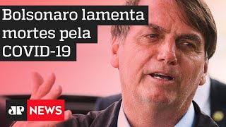 Brasil supera 116 mil mortes pela Covid-19 e Bolsonaro lamenta vidas perdidas