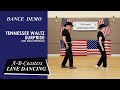 TENNESSEE WALTZ SURPRISE - Line Dance Demo & Walk Through