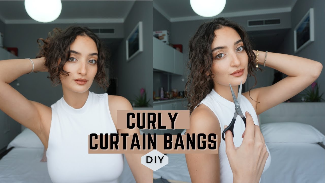 Curtain Bangs On 2c 3a Curly Hair Absolutely Yes I Show You How