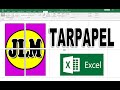 How to Make Tarpapel in Microsoft Excel 2016 Tutorial