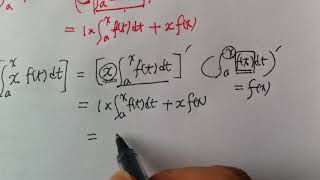 [우프 미적분]  31강 - 정적분으로 표시된 함수
