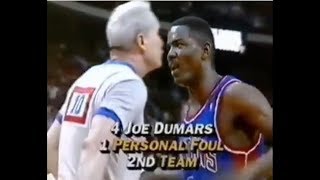 Bad Boys Pistons Shackled by New Flagrant Foul Rule (1991)