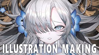 【イラストメイキング】ヰ世界情緒ちゃんFA　ILLUSTRATION MAKING NO.8