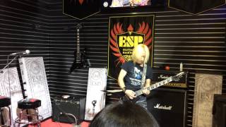 Syu de Galneryus NAMM 2015 ESP Guitars