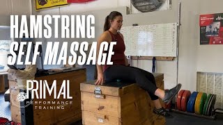 Hamstring Self Massage - Lacrosse Ball