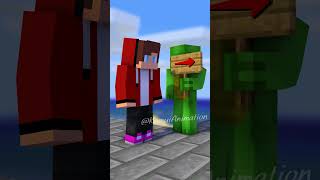 JJ TNT RUN - MAIZEN Minecraft Animation #shorts