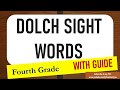 DOLCH SIGHT WORDS FOR THE FOURTH GRADE/ BASIC SIGHT WORDS FOR GRADE 4