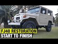 1977 TOYOTA FJ40 RESTORATION - START TO FINISH | MY STORY