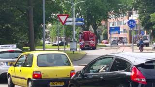 Hoogwerker Brandweer alkmaar met spoed onderweg