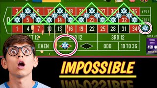 IMPOSSIBLE !! 🤔 || ROULETTE STRATEGY TO WIN