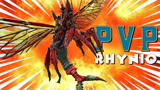 I fought a PVP battle on a Rhyniognatha! | Ark PVP with ArkAddikt and Ninjakiller