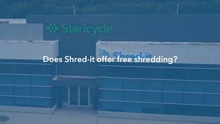 Does Shred-it offer free shredding?