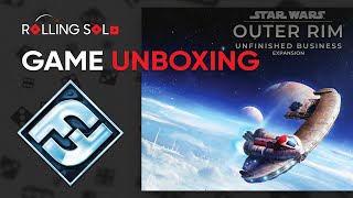 Star Wars: Outer Rim | Unfinished Business Expansion | Game Unboxing