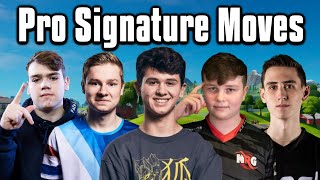 How To Do Every Pro's Signature Move! - Fortnite Battle Royale