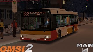 Omsi 2 - Ahlheim Laurenzbach Updated - Line 838 - MAN NL263